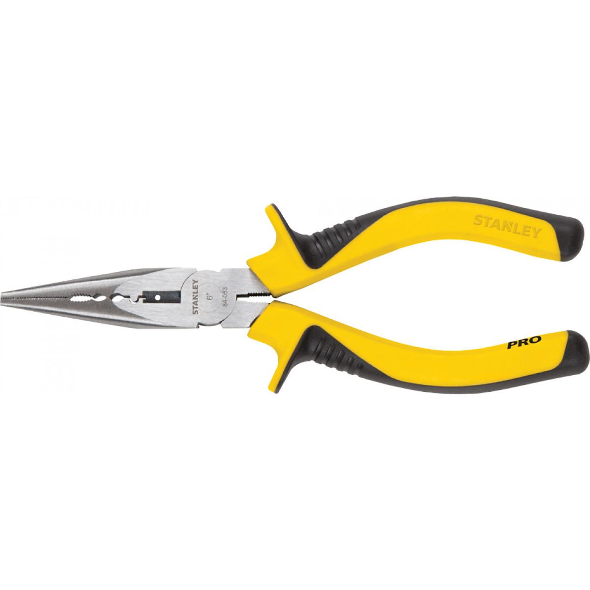 ALICATE STANLEY PUNTA 84053 MANGO AMARILLO 6' - 1