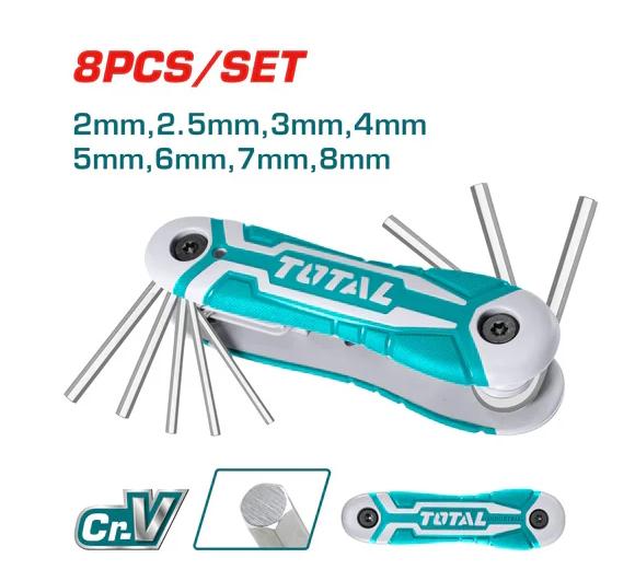 SET LLAVE TOTAL TOOLS ALLEN PORTAT THT1061826 2MM A 8MM - 2