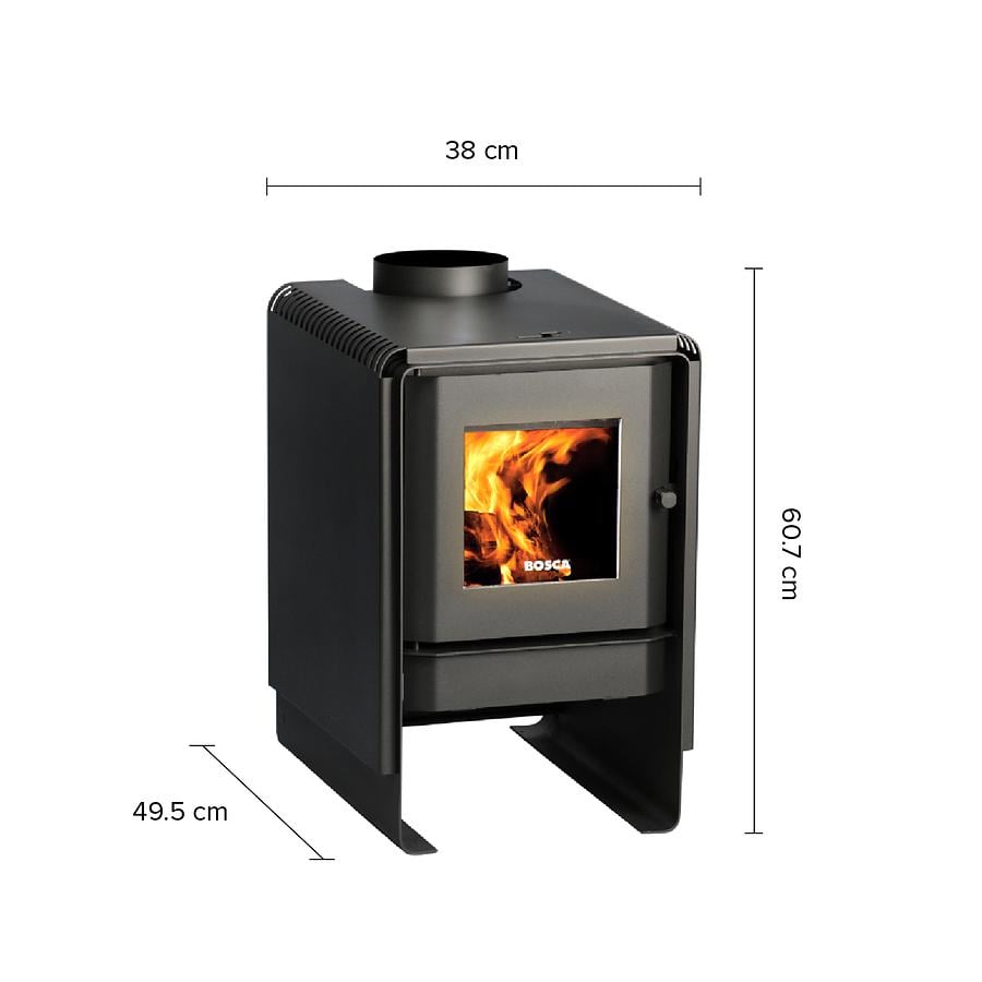 CALEFACTOR A LEÑA BOSCA ECO 350 - 6