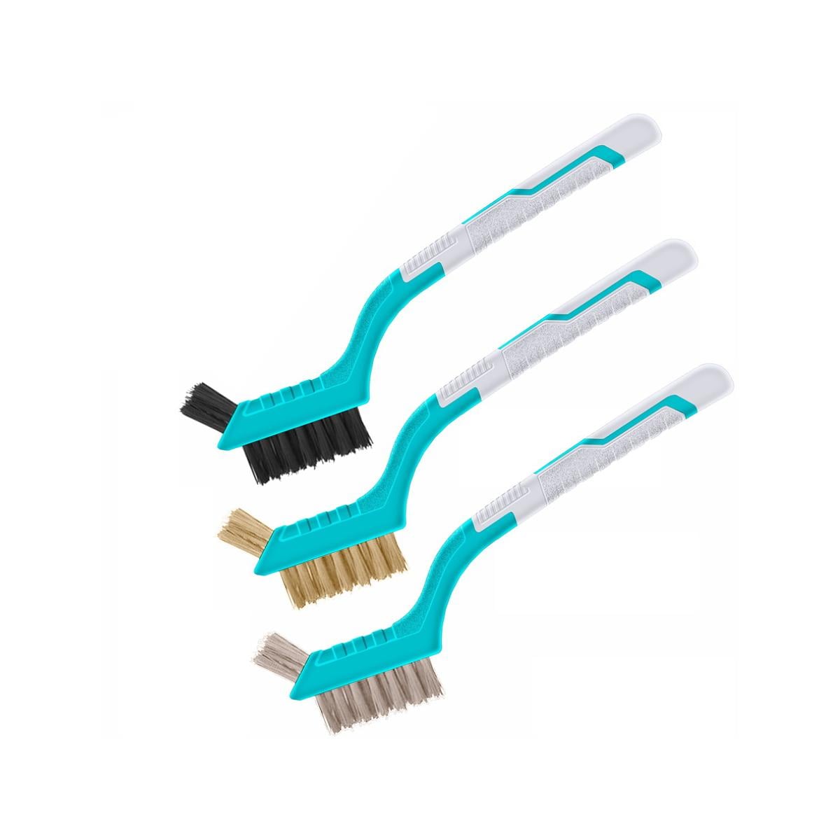 SET MINI ESCOBILLAS TOTAL TAC38033 180MM (3PZS) - 2