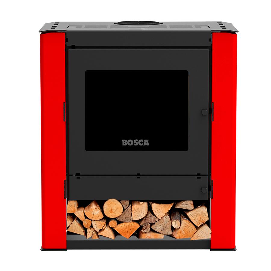 CALEFACTOR BOSCA A LEÑA GOLD 500 ROJO BV