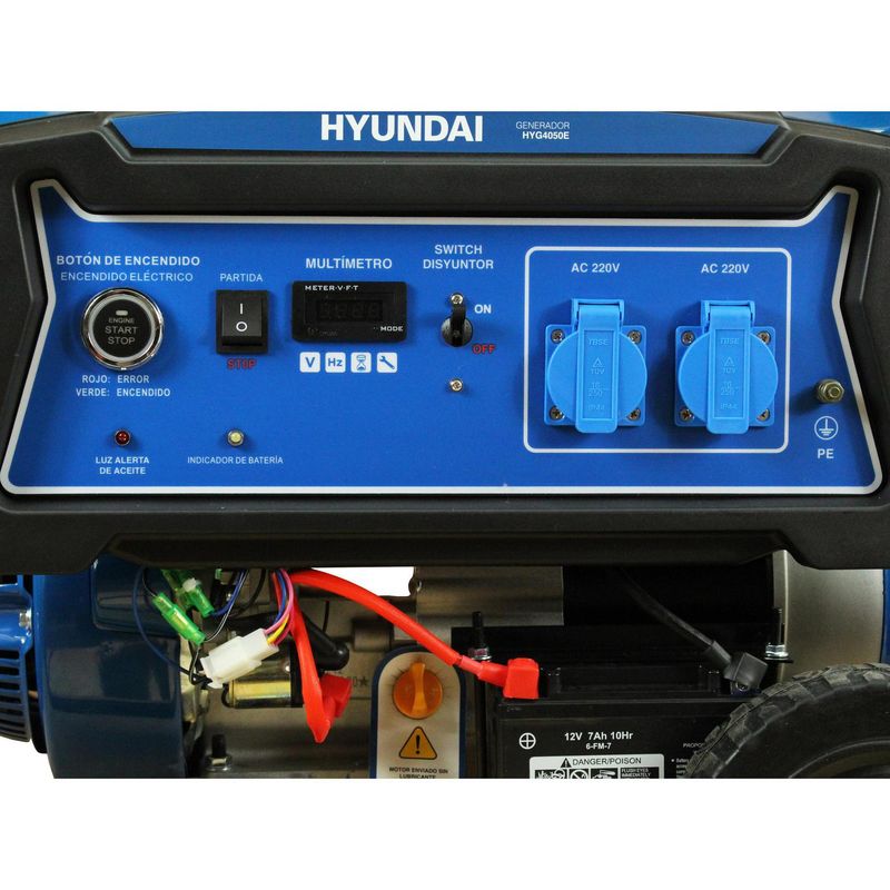 GENERADOR HYUNDAI BENCINERO 2.2 KVA, MODELO 82HYG3050 - 4