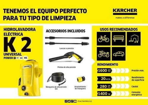 HIDROLAVADORA KARCHER K2 UNIVERSAL - 3