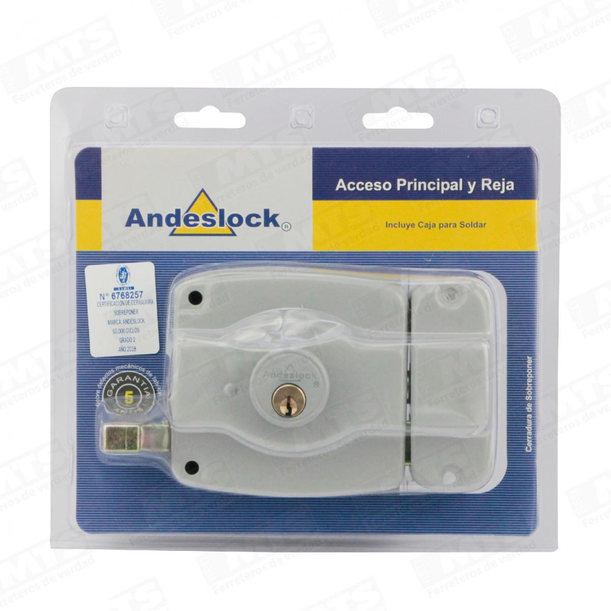 CERRADURA ANDESLOCK SOBREPONER AS01-30 CA - 1