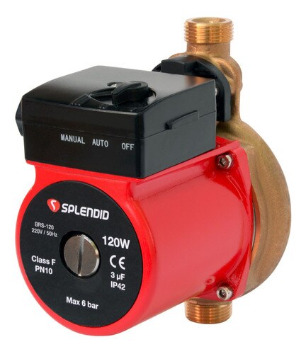 BOMBA RECIRCULAR PRESURIZADORA SPLENDID BRS120 120W - 1