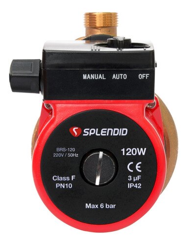 BOMBA RECIRCULAR PRESURIZADORA SPLENDID BRS120 120W - 4