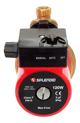 BOMBA RECIRCULAR PRESURIZADORA SPLENDID BRS120 120W - 5