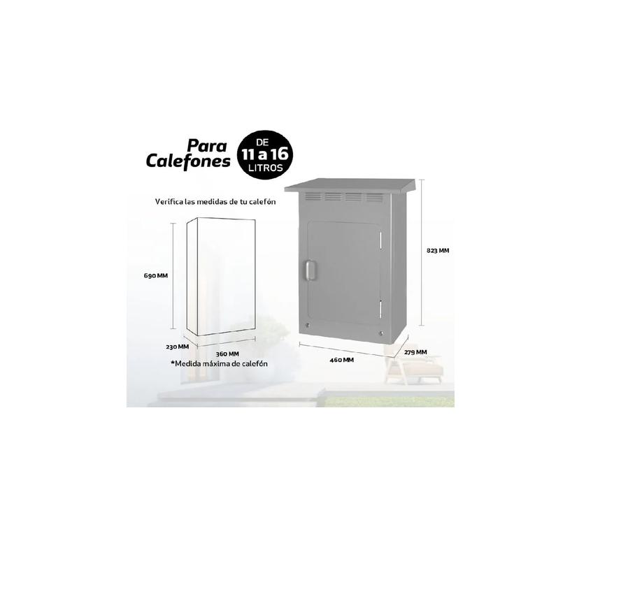 GABINETE PARA CALEFON SPLENDID 11LT A 16LT - 6