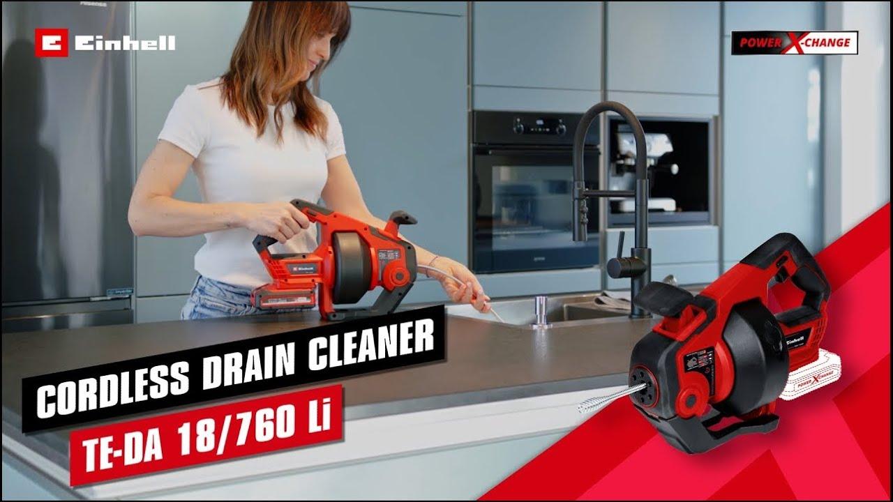 LIMPIADOR DE DRENAJE INALAMBRICO EINHELL TE-DA 18/760 LI - 6