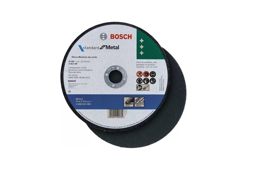 DISCO CORTE BOSCH INOX/METAL 7' 1,6 MM - 3