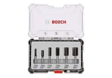 SET DE FRESAS RECTAS BOSCH 6 PCS 1/4' - 2