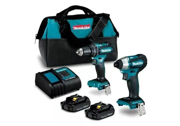 KIT MAKITA DLX2336SYX TALADRO PERCUTOR+ ATORNILLADOR IMPACTO - 1