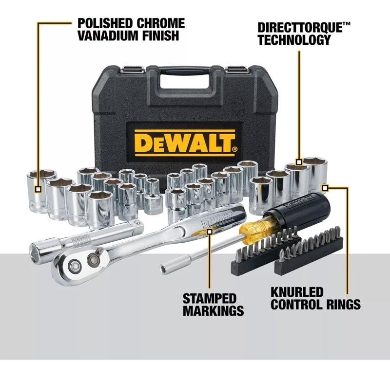 SET HERRAMIENTAS MECANICAS DEWALT DWMT45049 HEXAGONALES- - 7