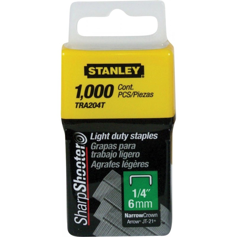 GRAPAS PARA USO LIGERO 1/4' (TRA204) STANLEY - 1
