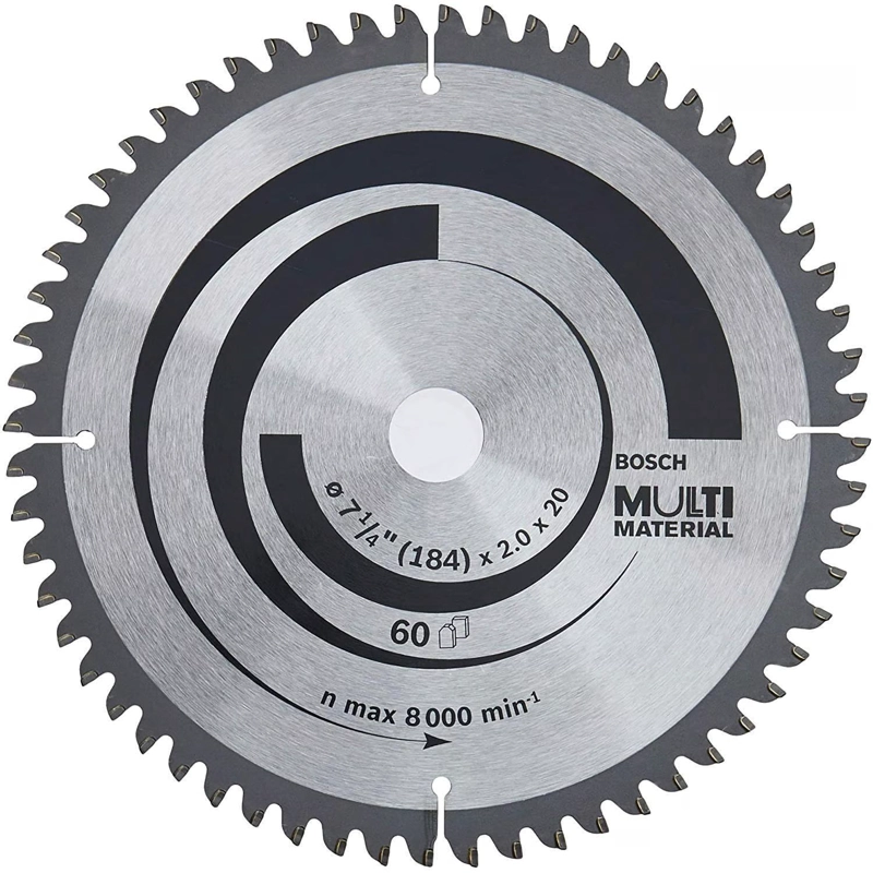 DISCO SIERRA CIRCULAR 7 1/4 B20 60T MULTI 60 D BOSCH - 1