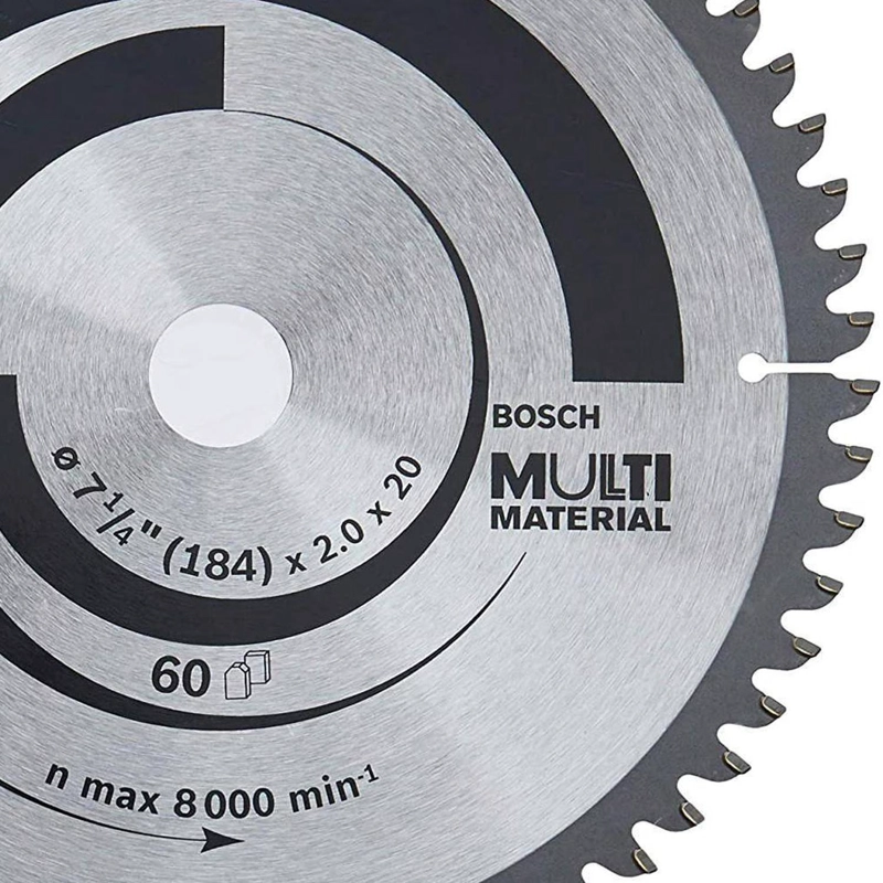 DISCO SIERRA CIRCULAR 7 1/4 B20 60T MULTI 60 D BOSCH - 3