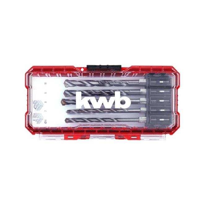 SET 10 BROCAS CONCRETO HSS KWB TOMA HEX 49108843 - 2