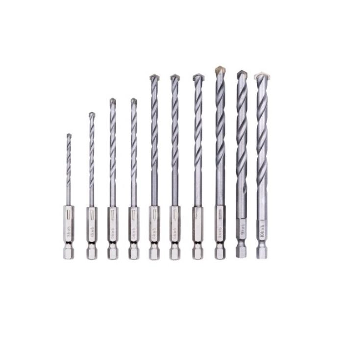 SET 10 BROCAS CONCRETO HSS KWB TOMA HEX 49108843 - 3
