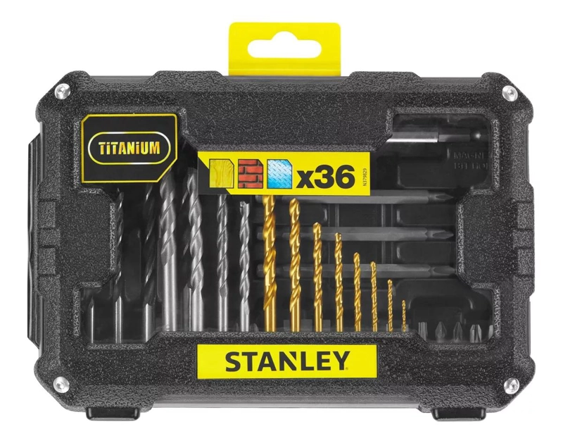 SET 36 PZAS PERFORAR Y ATORNILLAR STANLEY STA7222-XJ - 4