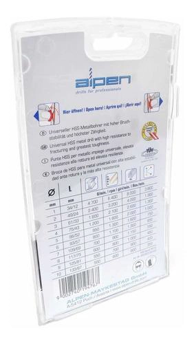 SET BROCAS ALPEN HSS METAL 10 UNIDADES - 901003 - 2