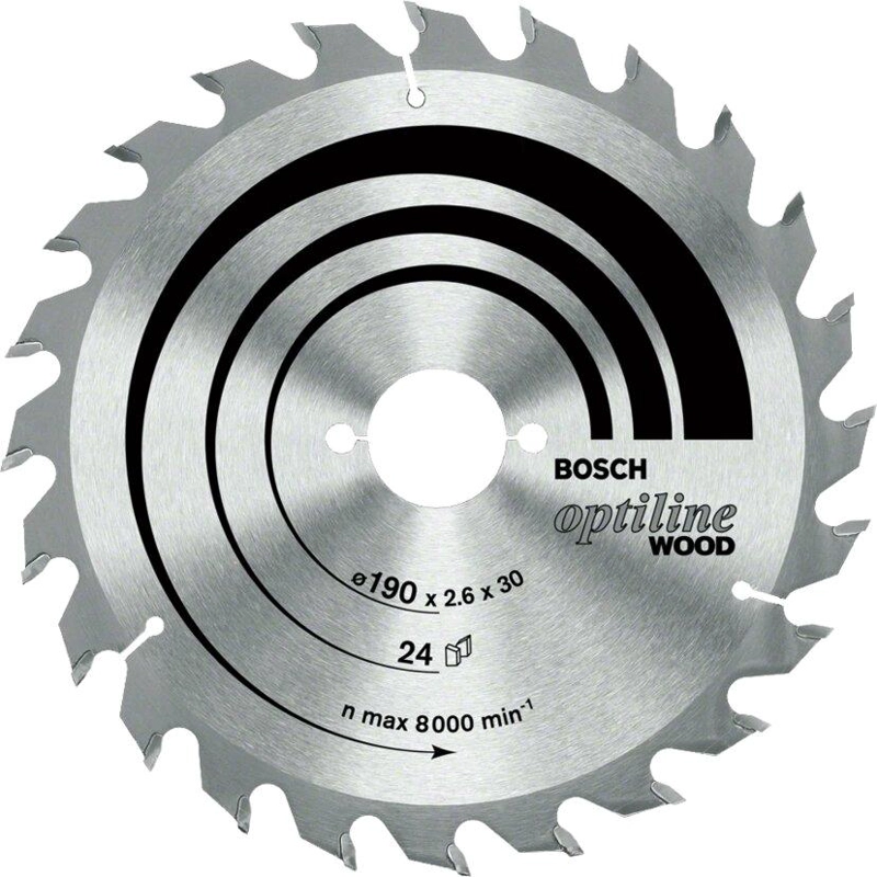 DISCO SIERRA 9 1/4' X 60 DIENTES BOSCH - 1