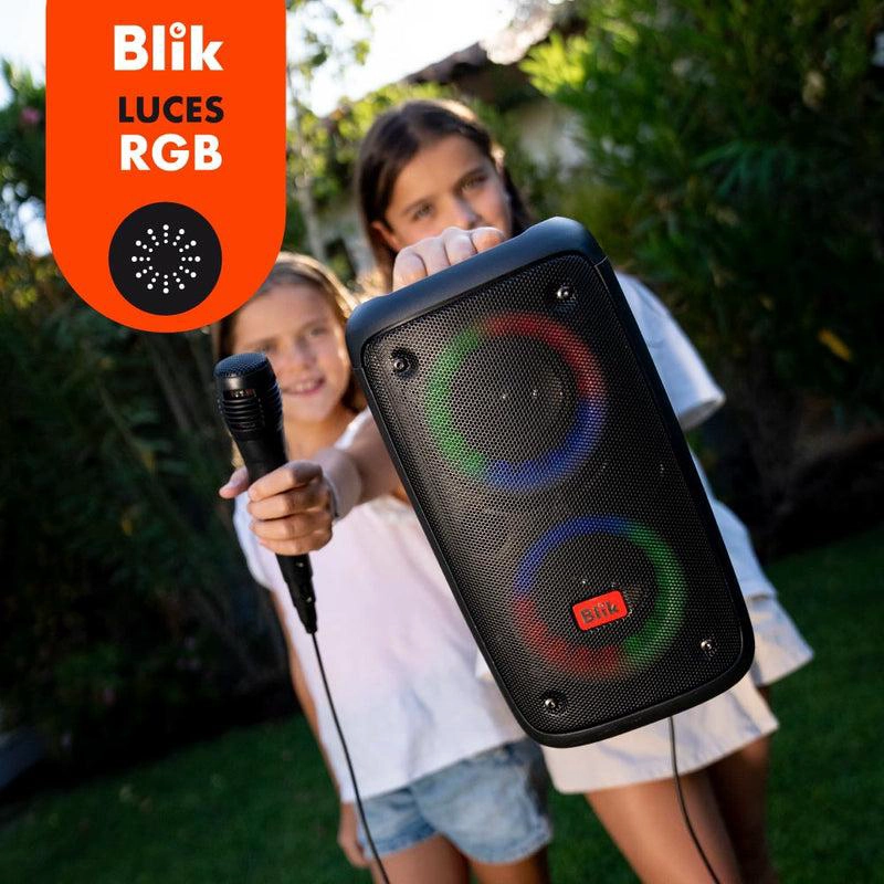 PARLANTE BT KARAOKE BLIK VOICE 3 C/MICROF - 4