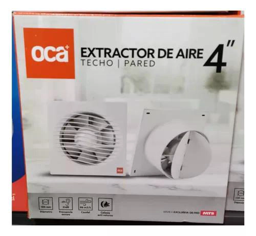 EXTRACTOR DE AIRE OCA 4' PARED/TECHO - 3