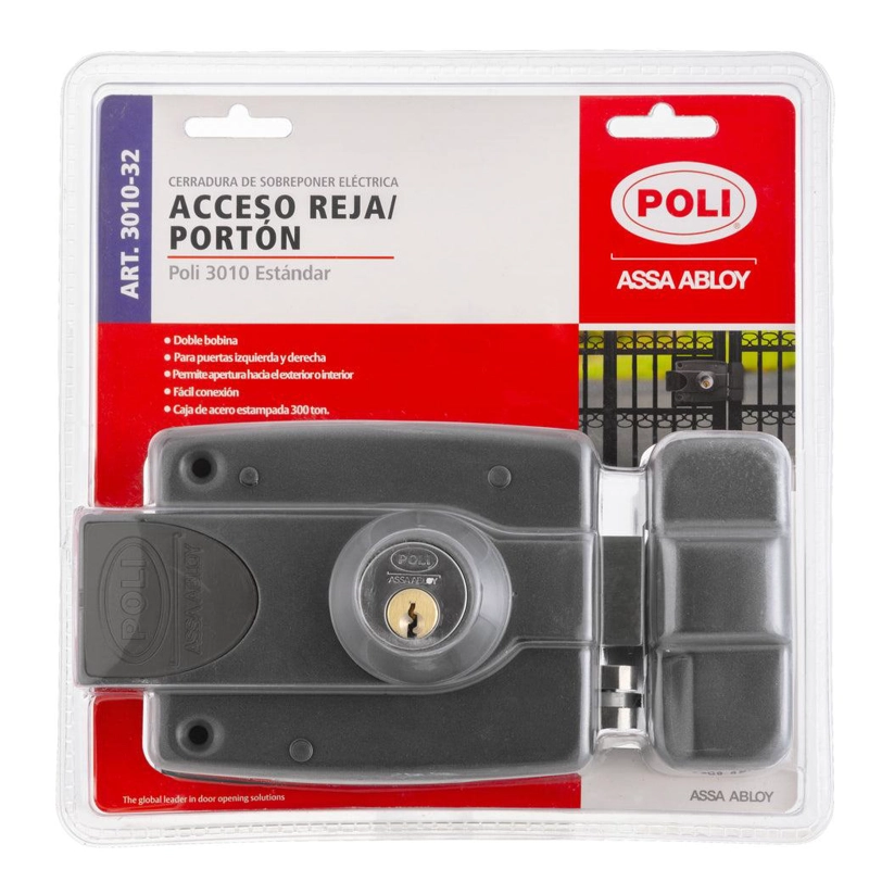 CERR. ELECTRICA POLI 3010 GRIS C/TRANF Y CAJA - 8