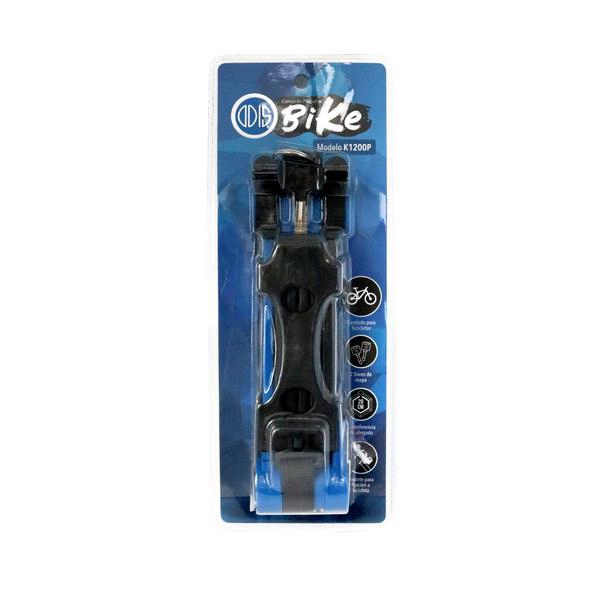 CANDADO PLEGABLE ODIS K1200P LLAVE MAPA AZUL/NEGRO BT - 4