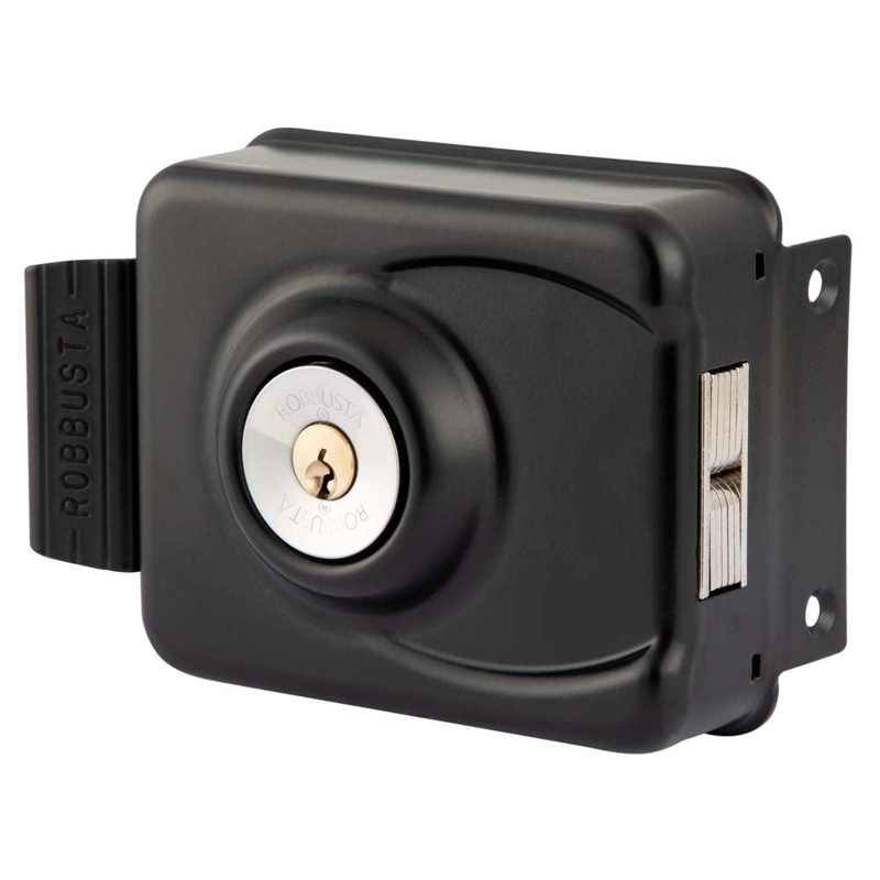 CERRADURA SOBREP POLI ROBBUSTA 7300 ANTIP C/CAJA NEGRO - 4