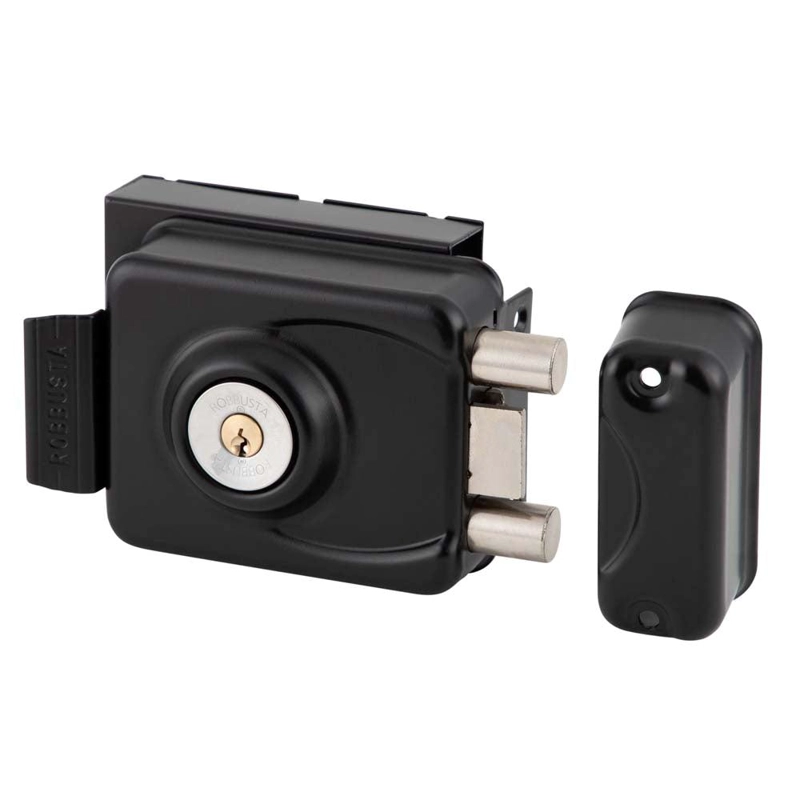 CERRADURA SOBREP POLI ROBBUSTA 7100 C/CAJA NEG - 2