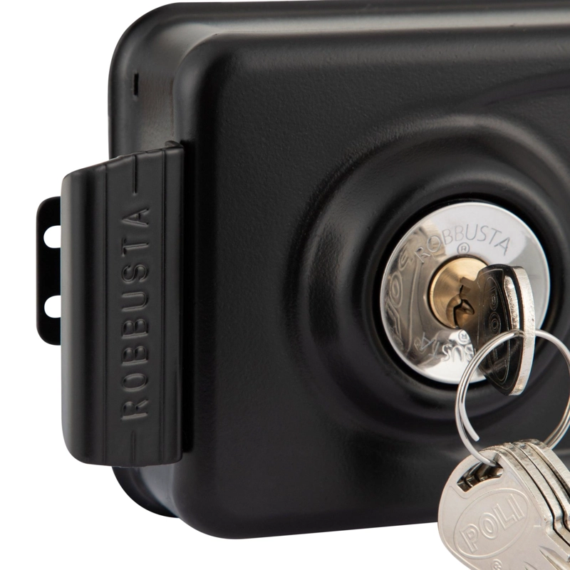 CERRADURA SOBREP POLI ROBBUSTA 7100 C/CAJA NEG - 4