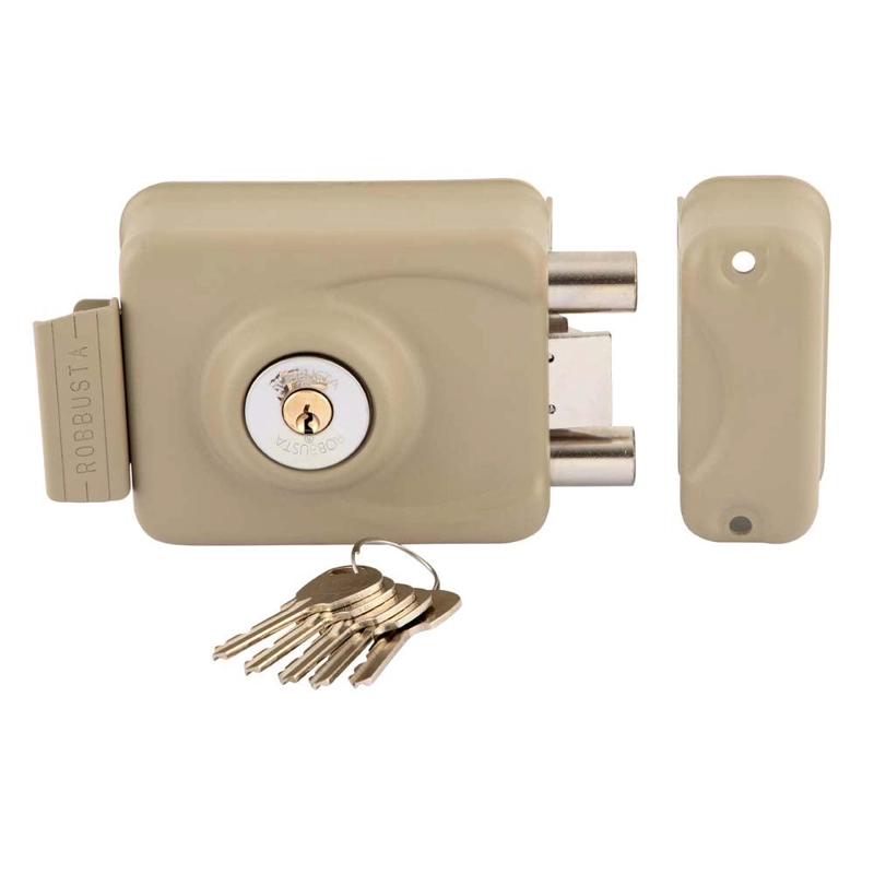 CERRADURA SOBREP POLI ROBBUSTA 7200 AJUST BEIG - 1