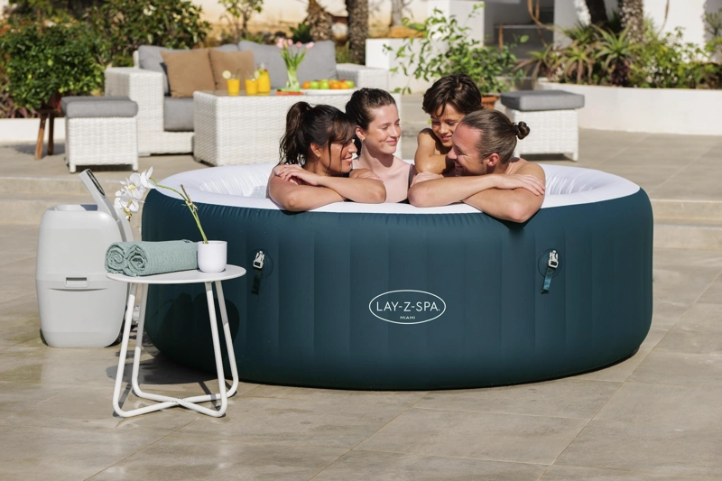 SPA INFLABLE BESTWAY MIAMI AIRJET  6 PERSONAS 1.96 X 66 - 7
