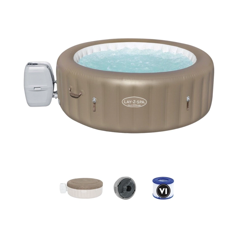 SPA INFLABLE BESTWAY PALM SPRING AIRJET 6 PERSONAS 196 X 71 - 1