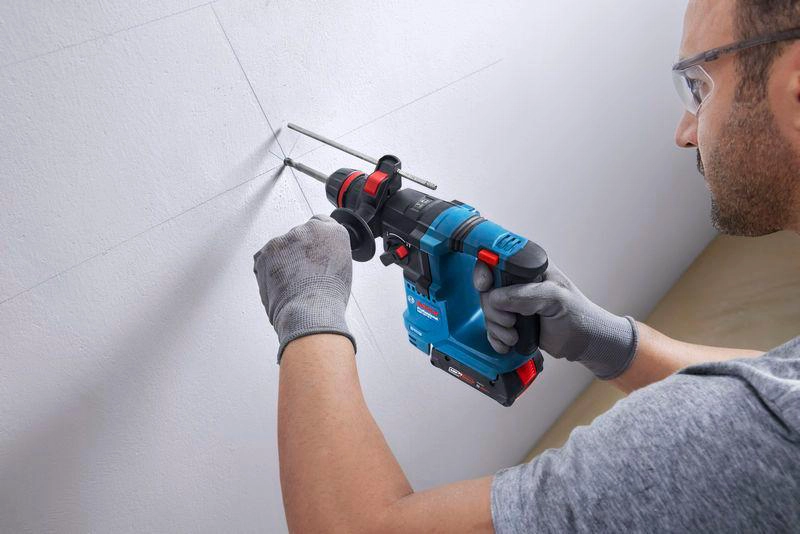 MARTILLO PERFORADOR BOSCH PRO GBH 18V-18 X SIN BAT NI CARG - 10