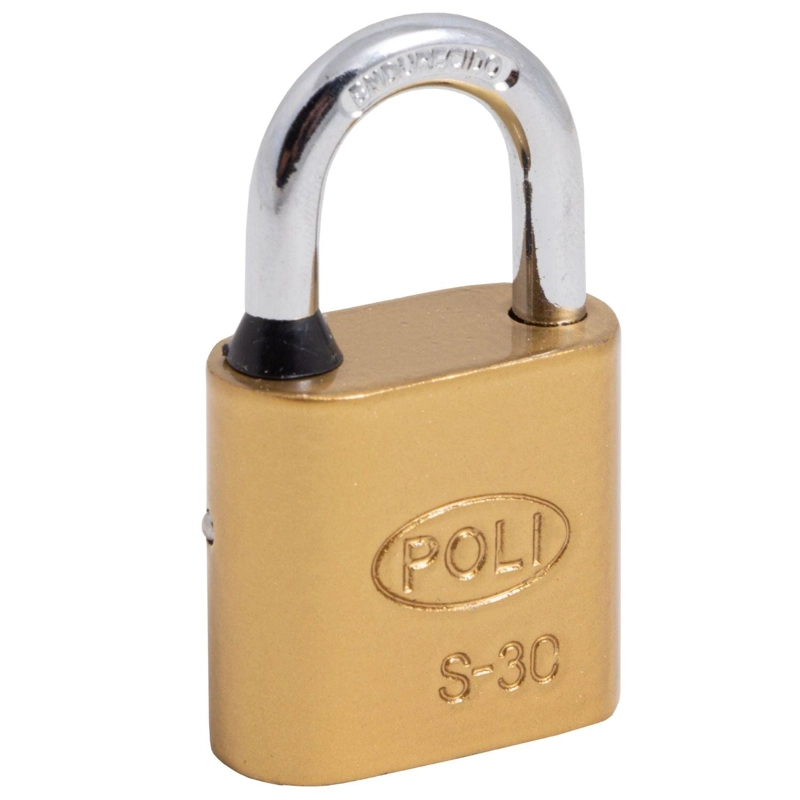CANDADO POLI S 30MM BRONCE - 2