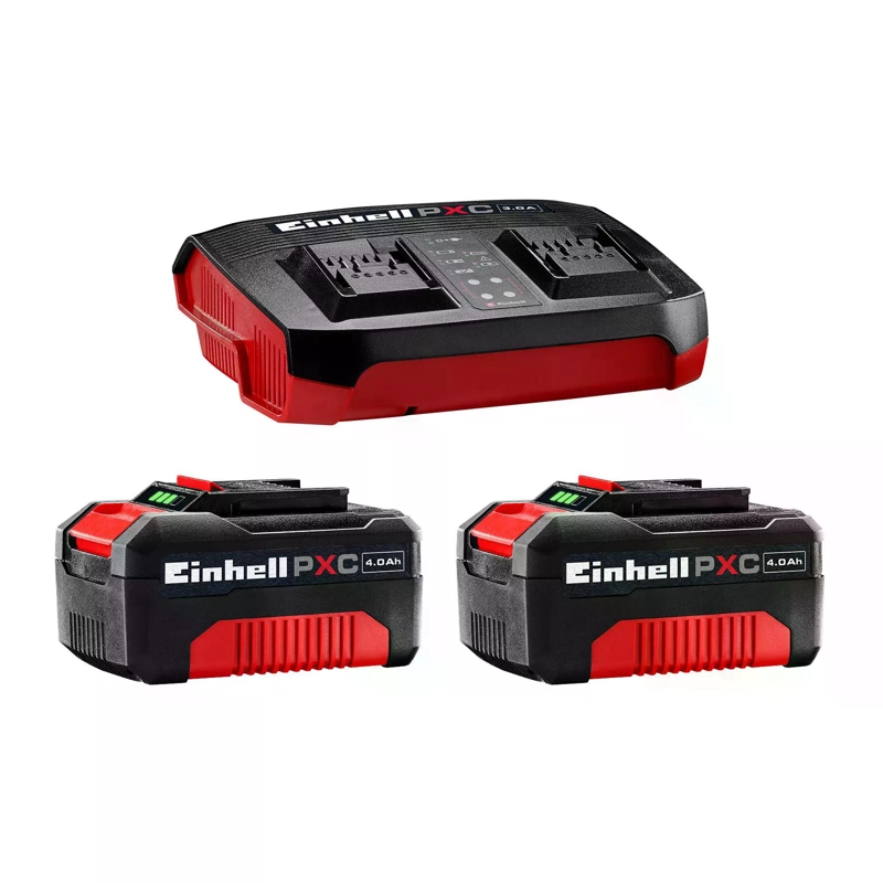 EINHELL CARGADOR+2 BATERIA 18V 4.0AH EINHELL PXC 4512112