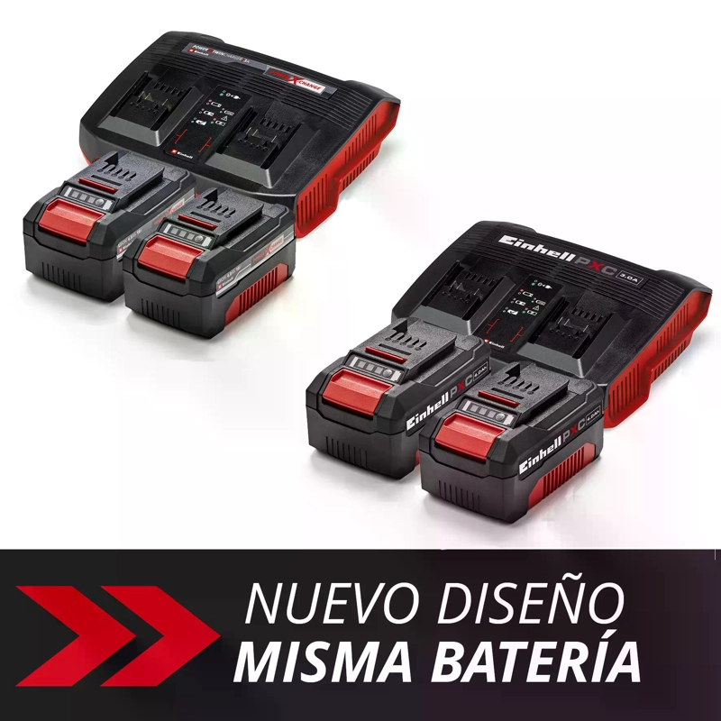 CARGADOR+2 BATERIA 18V 4.0AH EINHELL PXC 4512112 - 2