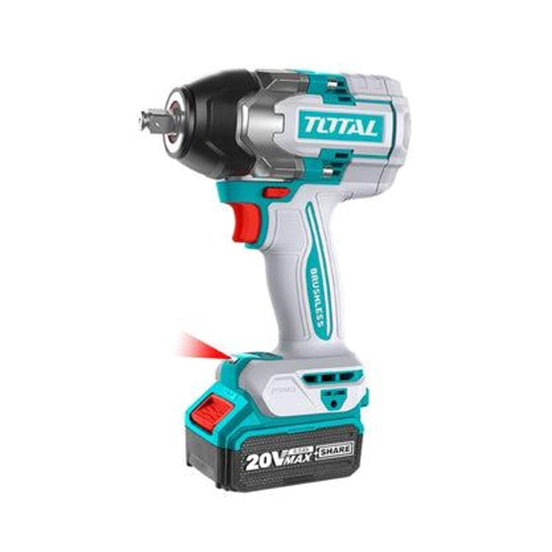 LLAVE IMPACTO TOTAL 20V 1/2 PULGADA 850NM 2 BATERIAS 4AH - 2