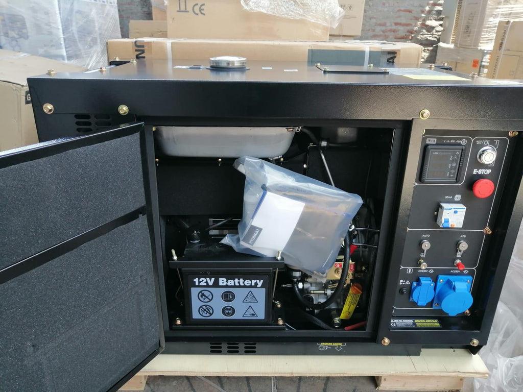 GENERADOR HYUNDAI DIESEL 6.3 KVA 78DHY8600SE PARTIDA ELECTRICA - 6