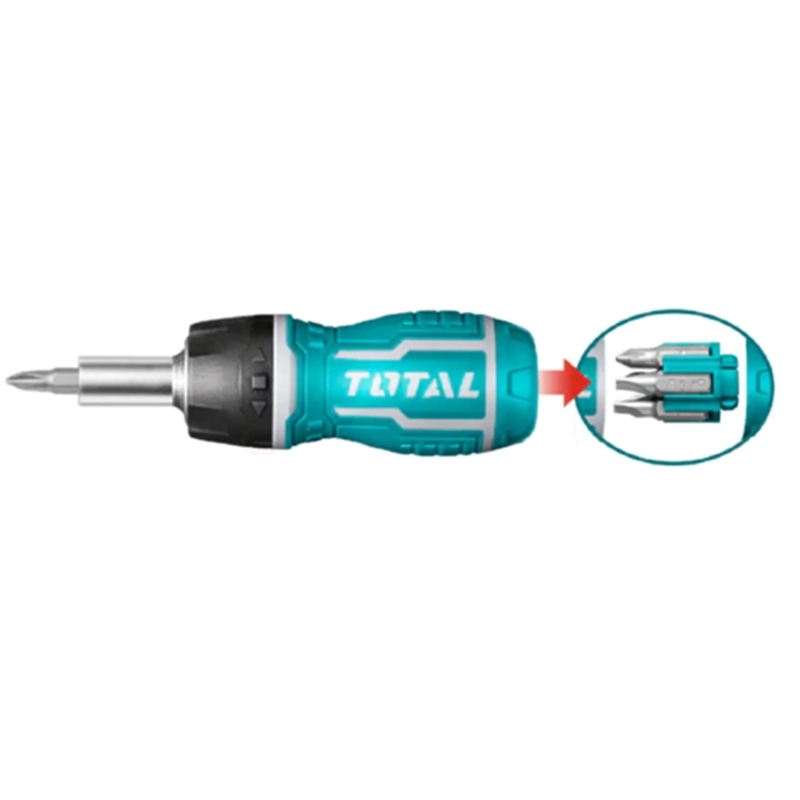 DESTORNILLADOR RATCHET TOTAL TACSDS1726 8 EN 1 - 2