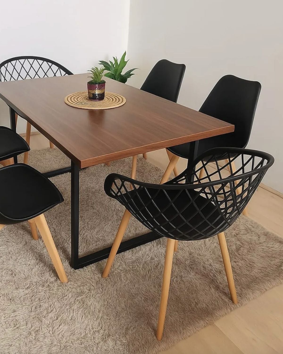 BUTACA PARA LIVING TERRAZA MESH - NEGRO - 3