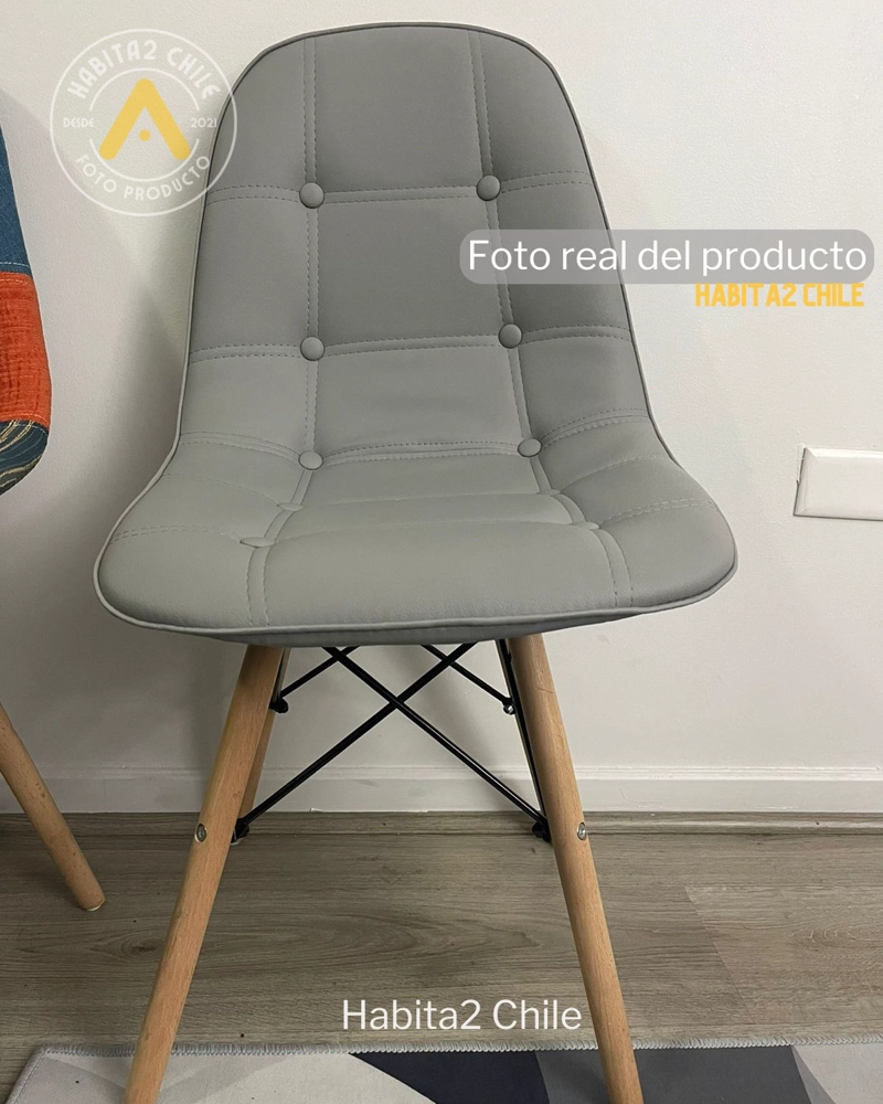 SILLA COMEDOR HABITA2 BUCKLE ACOLCHADA - 2