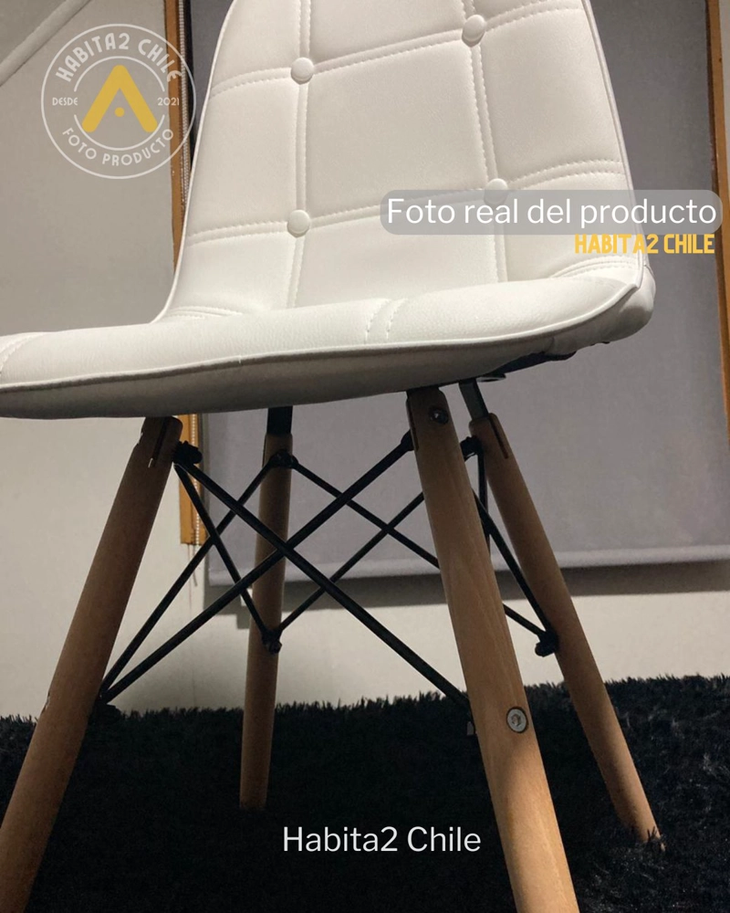 SILLA COMEDOR HABITA2 BUCKLE ACOLCHADA - 3