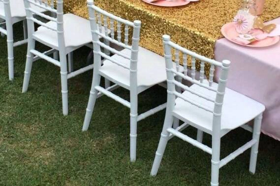 SILLA PARA EVENTOS POLIPROPILENO CHIAVARI BLANCO - 4