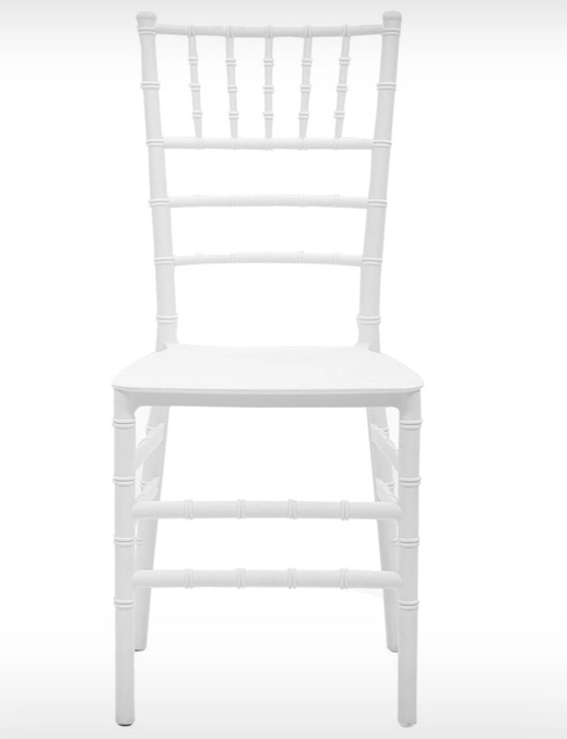 SILLA PARA EVENTOS POLIPROPILENO CHIAVARI BLANCO - 5