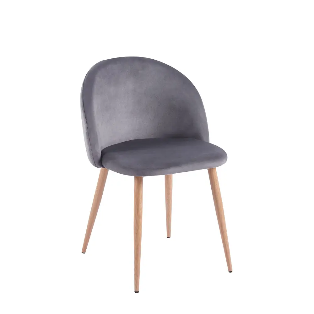 SILLA HABITA2 NORDIC METAL FELPA ACOLCHADA TERCIOPELO - 1
