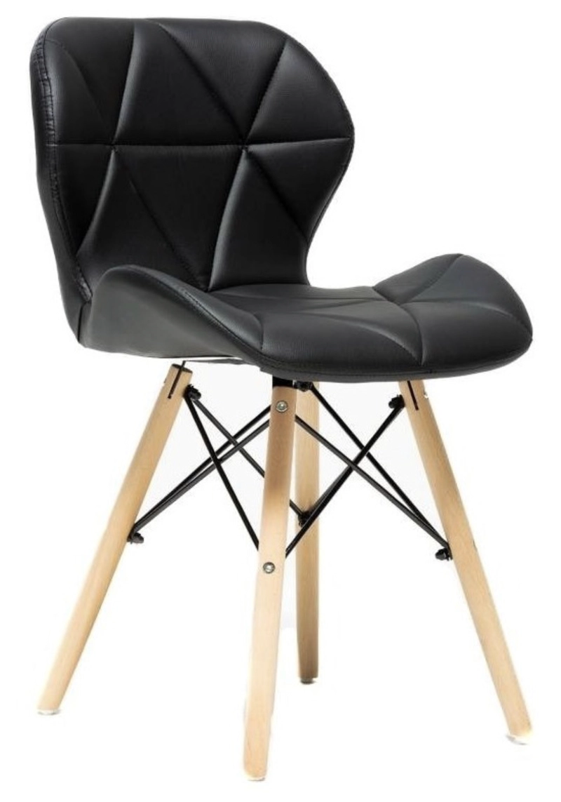 SILLA ACOLCHADA RESISTENTE RADAR WOOD - GRIS - 1