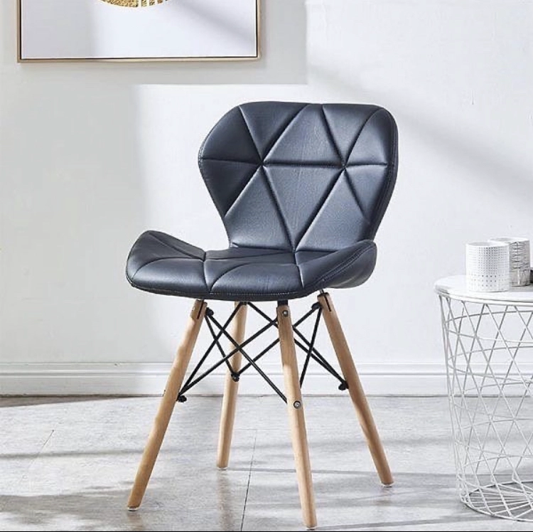 SILLA ACOLCHADA RESISTENTE RADAR WOOD - GRIS - 3